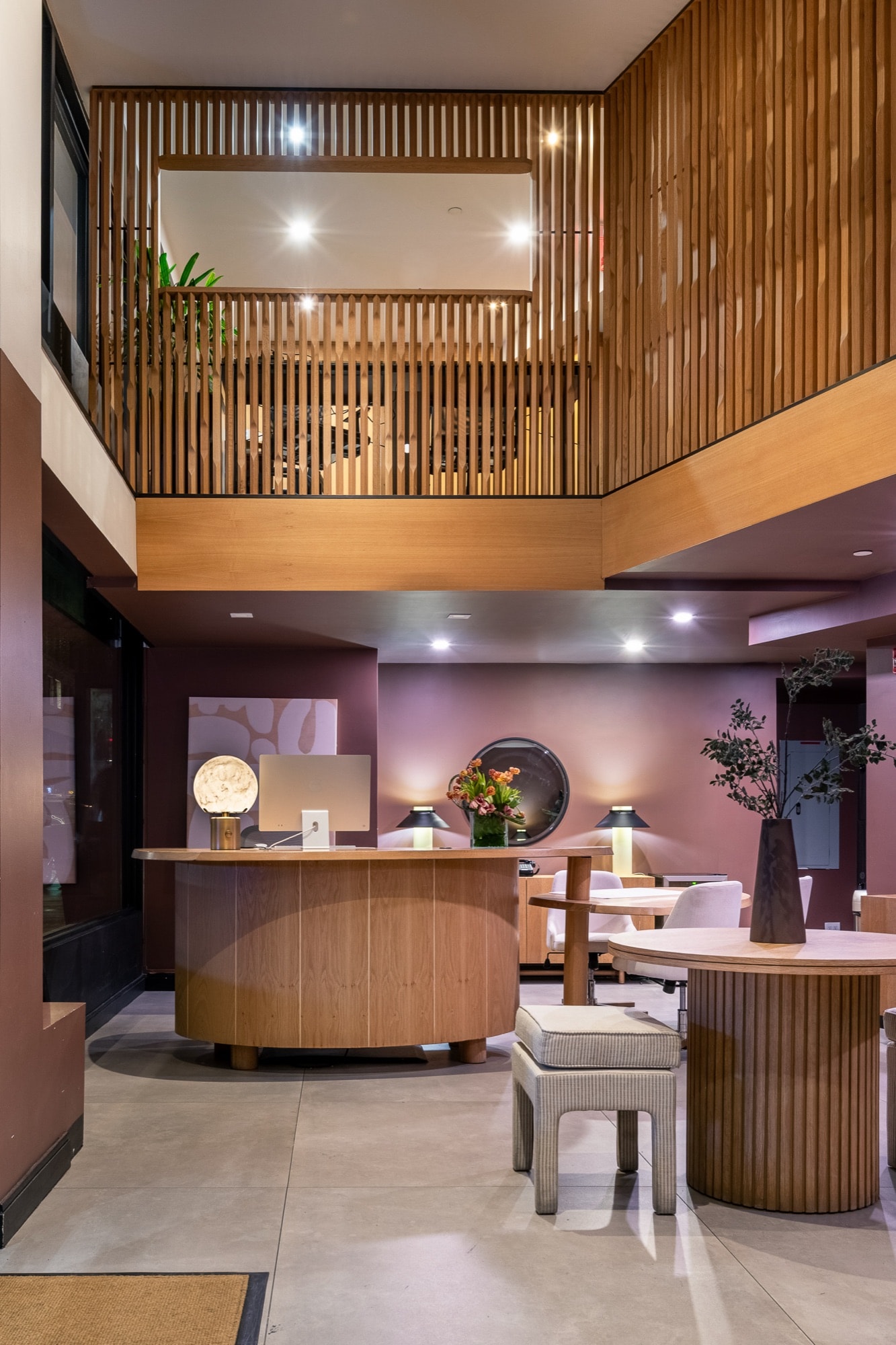 The reception desk at a Return Policy property