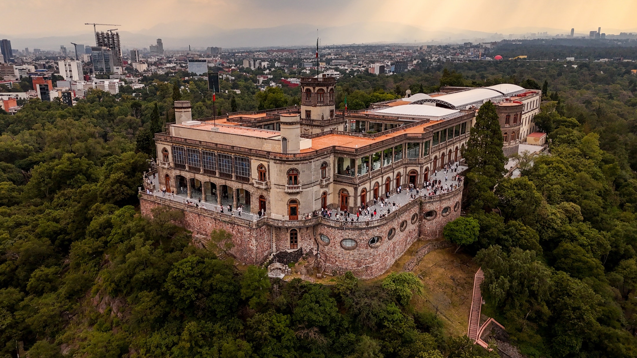 Chapultepec Castle from above